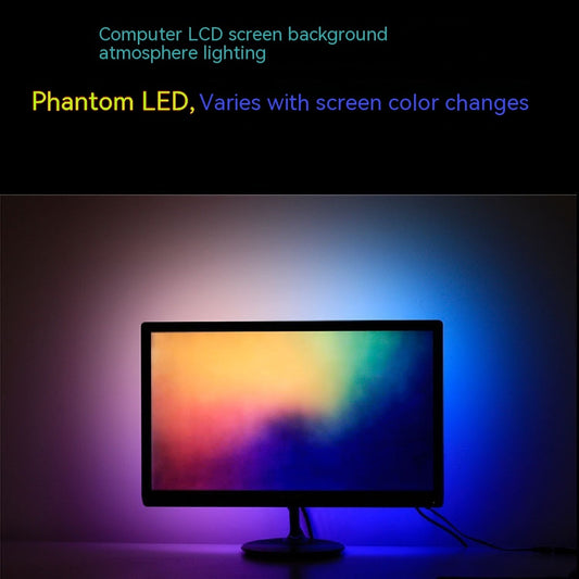 Colorful Android TV With Screen Ambience Light Ambibox Monitor Background Computer With Screen Synchronous Light