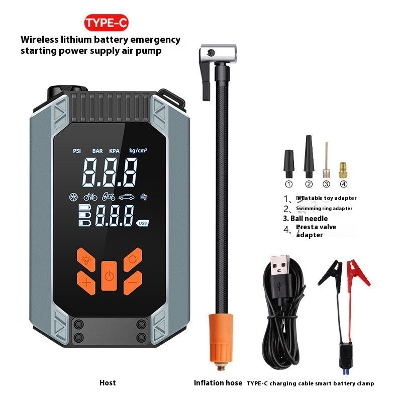 Car Wireless Inflatable emergency Start Power All-in-one Machine