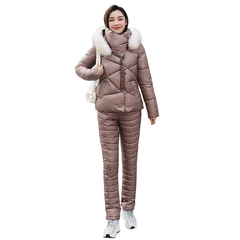 Women's Winter Jacket Thick Short Padded Coat