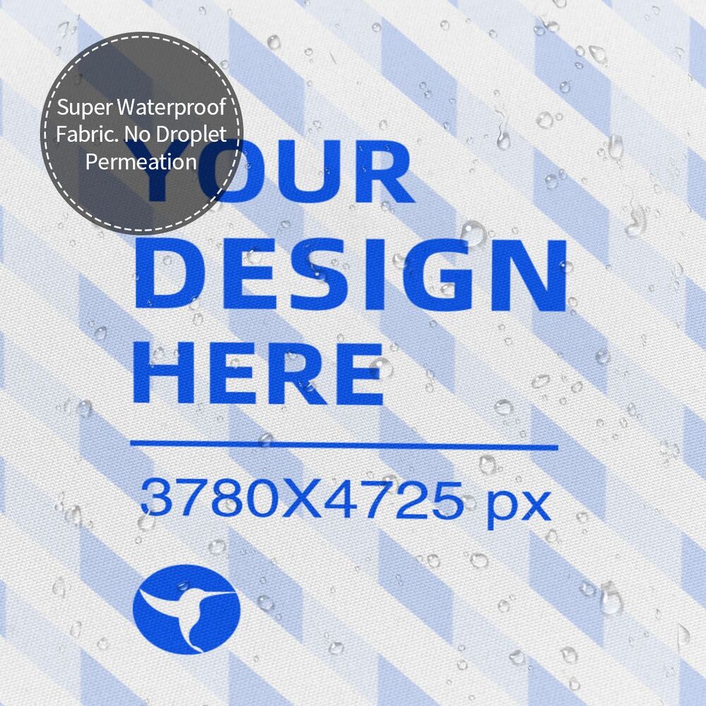 Create Your Own 60x72in Waterproof Quick Dry Bathroom Shower Curtain