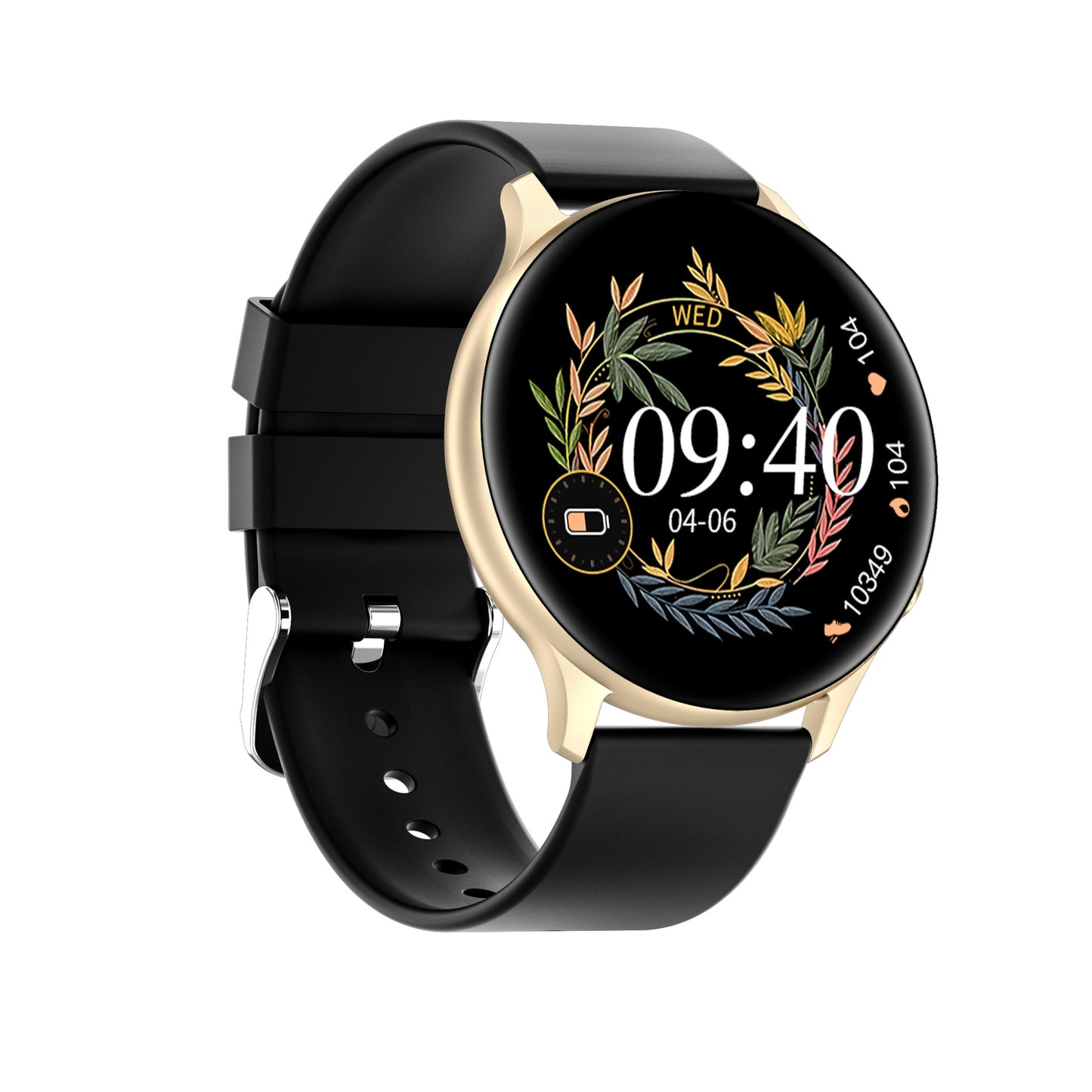 Smart Bluetooth Call Heart Rate Body Temperature Voice Assistant Watch