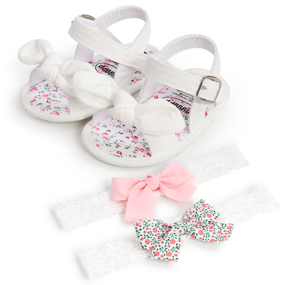 New Spring And Summer Baby Sandals 2-piece Set