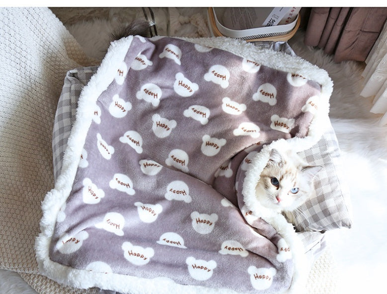 Winter Warm And Thick Flannel Pet