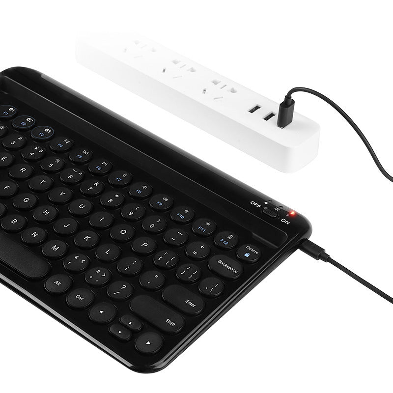 Bluetooth Keyboard Android Can Connect To Mobile Phone Tablet Notebook Mute Cute