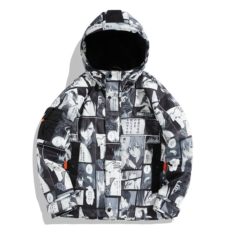 Warm Winter Men's Down Hooded Jacket