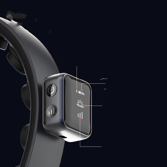 Trendy Compact Vibration Intelligent Bluetooth Head Massage Instrument