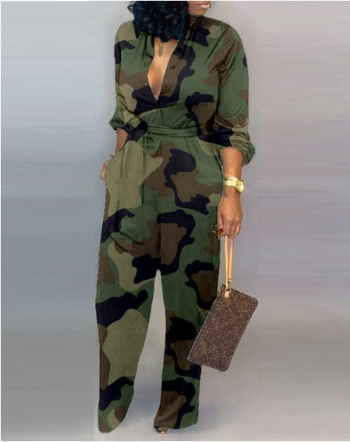 Fashion Loose Casual Jumpsuit Women's Clothing
