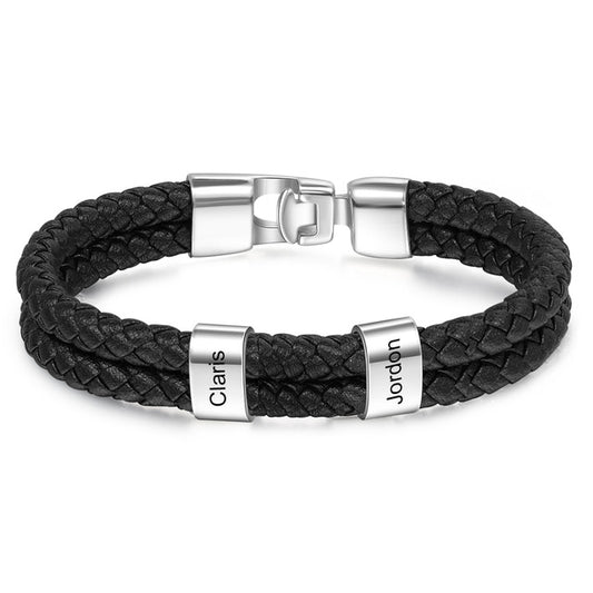 Leather Braided Men's Personality Couple Bracelet