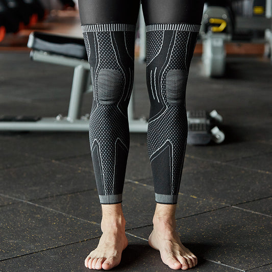Knee Pad Men's Leggings Basketball Plus Long Sports Guard