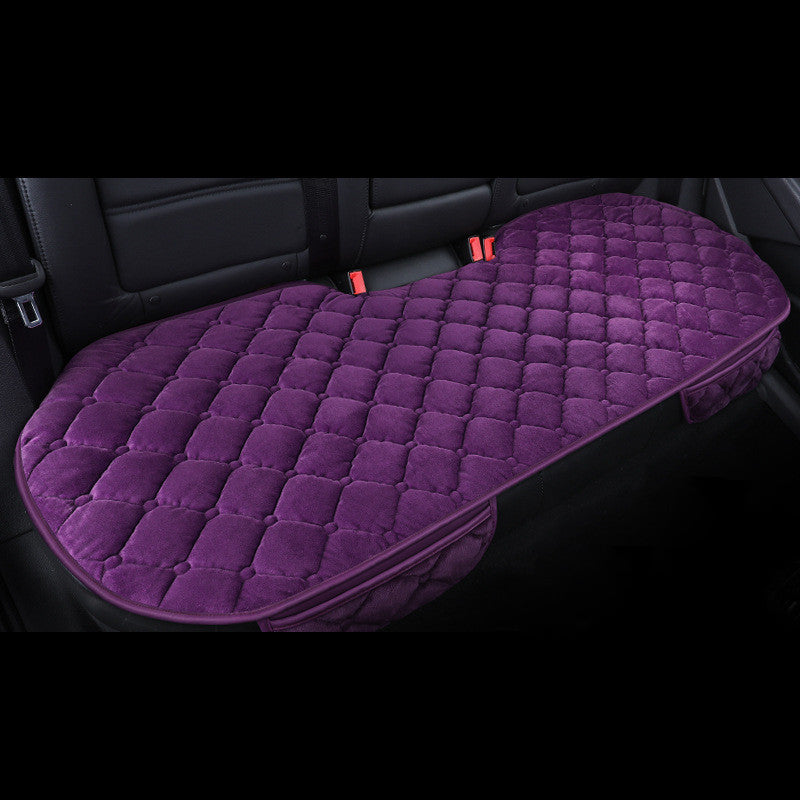 Winter Short Plush Backless Three-piece Seat Cushion