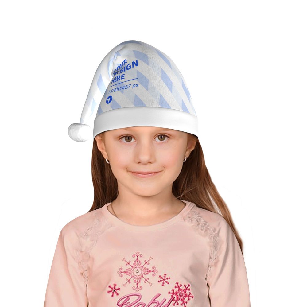 Create Your Own Lightweight Warm Kids Plush Christmas Hat