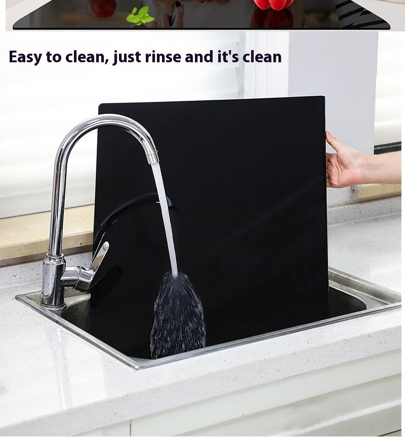 Kitchen Black Acrylic Chopping Board Non-slip