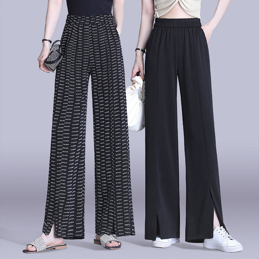 Summer Thin Loose Trendy Slim Plus Size Straight-leg Casual Pants Trousers