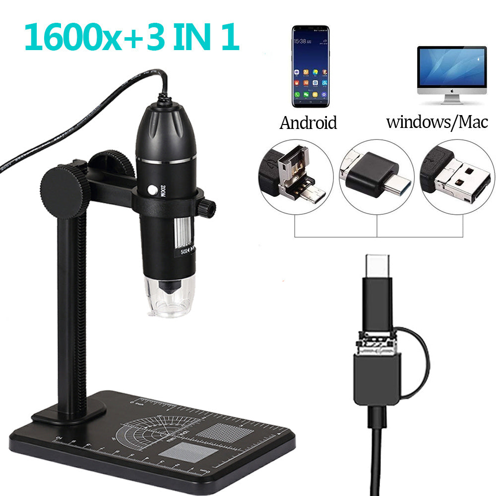 Digital Microscope With Built-In Lithium Battery