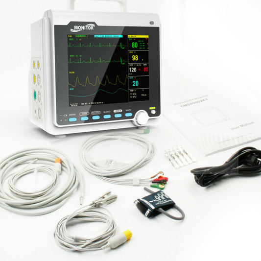 Veterinary PET Vet Patient Monitor Multiparameter ICU Machine Big Screen 6 Parameters