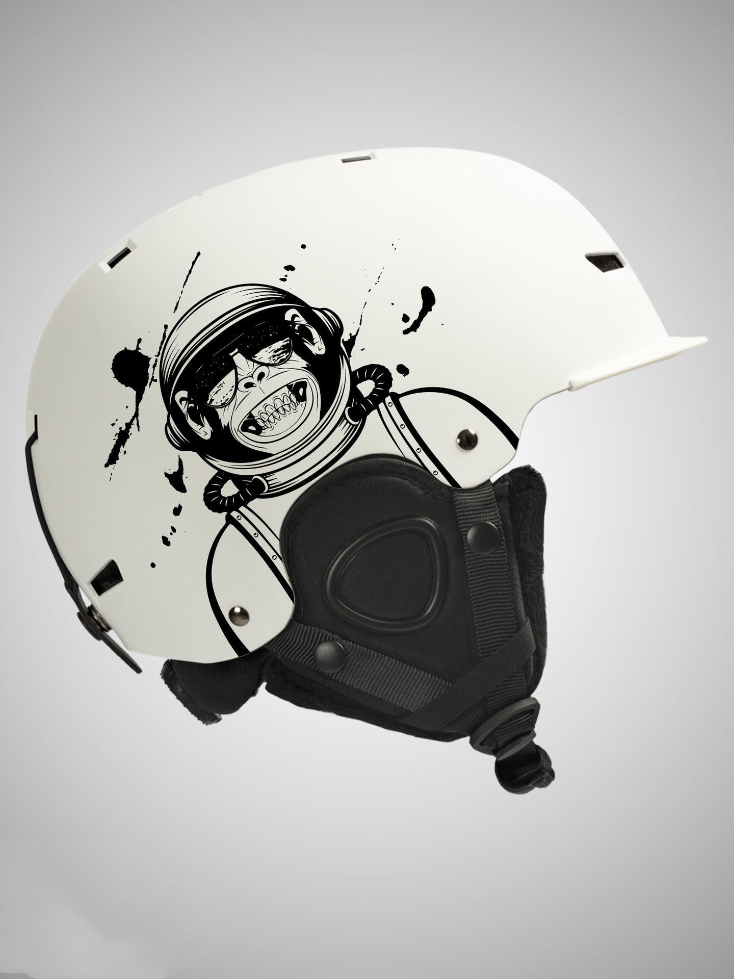 Adult Single And Double Board Snow Goggles Integrated Crash Helmet