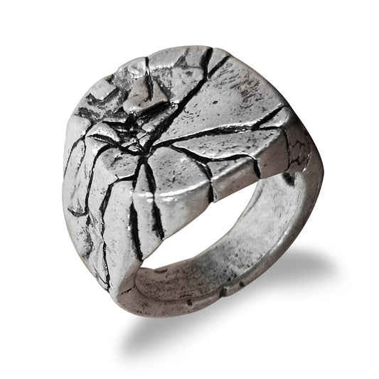 Vintage Jewelry Ring Alloy Cracked Hand Jewelry - FLIPSTYLEZLLC