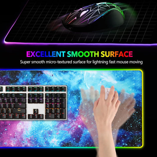 Gaming And Office USB RGB Backlit Mouse Pad