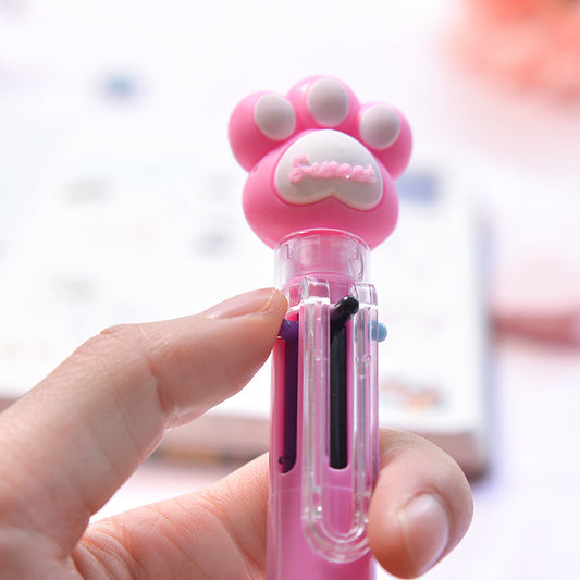 Cartoon Colored Push Action Ballpoint Pen