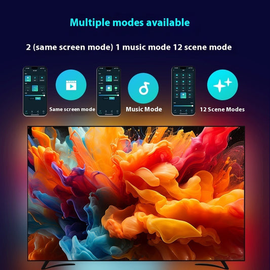 Graffiti Smart Acousto-optic Synchronous TV Ambience Light