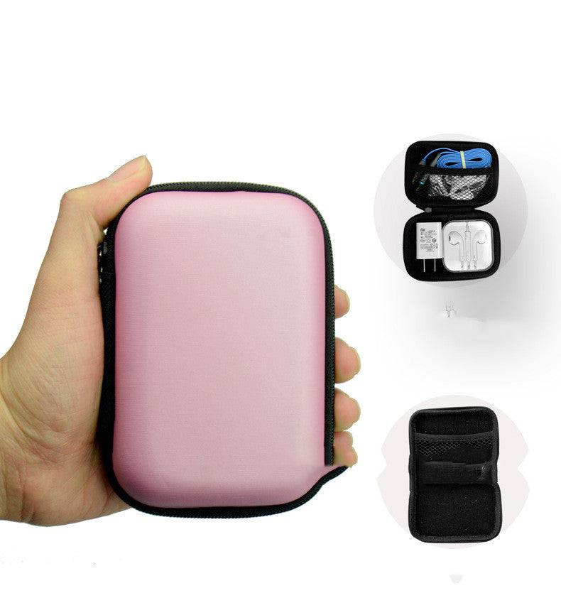 Mobile Phone Data Cable Headset Bag Bluetooth Storage Box EVA