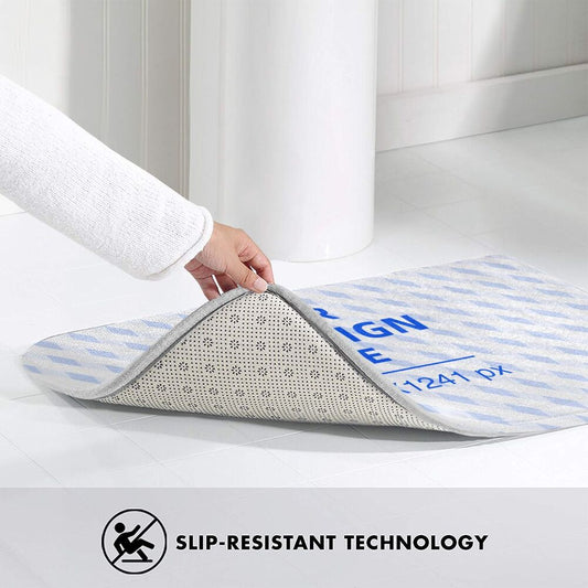 Create Your Own Flannel Absorbent Non-slip Easy-care Floor Mat
