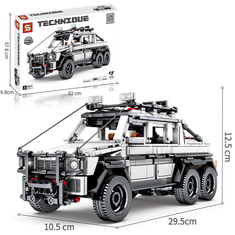 High Difficulty Racing Roadster Compatible With Power Mechanical Building Blocks