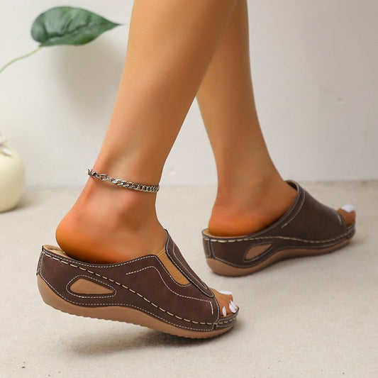 Wedges Shoes Roman Sandals Women Summer Slippers Beach Shoes - FLIPSTYLEZLLC