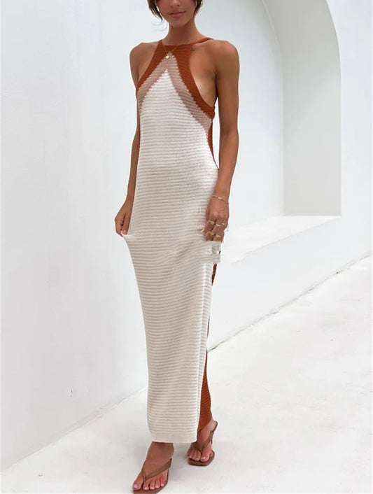 Long Knit Skirt Panel Bikini Plus Size Beach