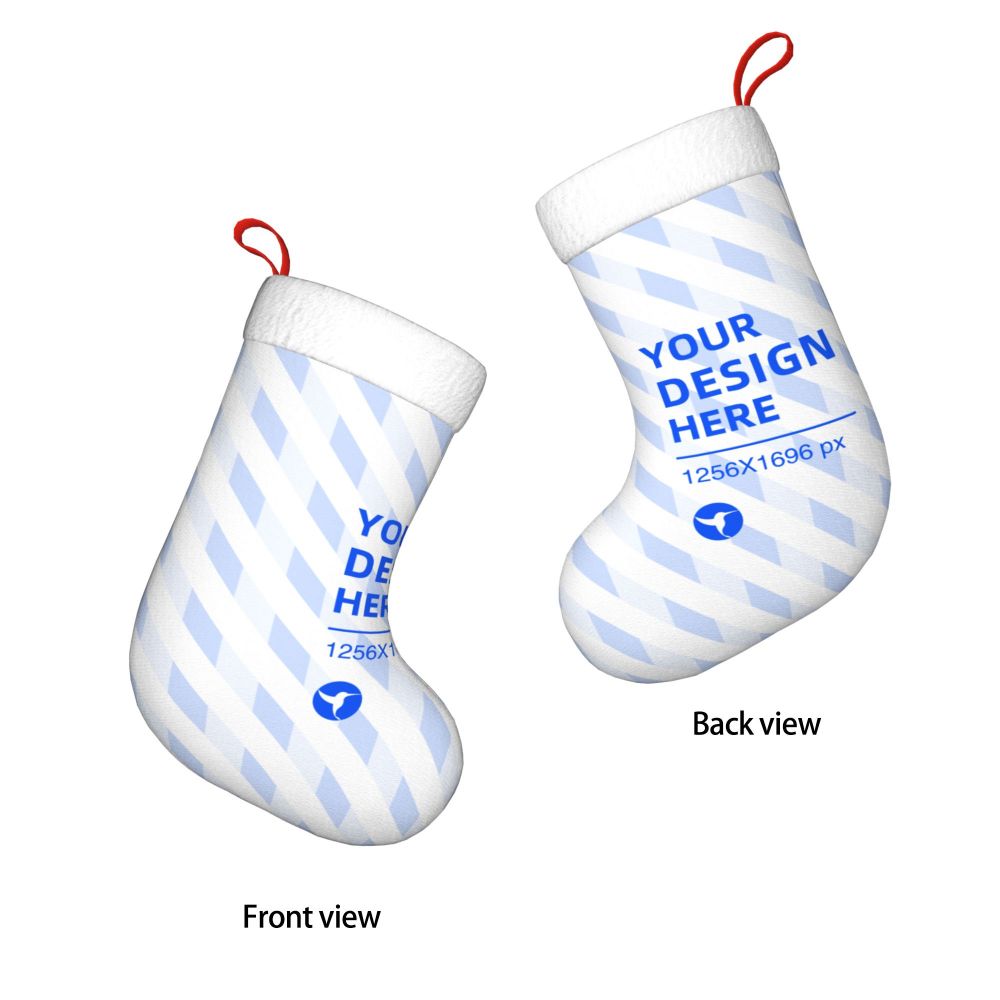 Create Your Own Double Sided Design Christmas Decorative Socks