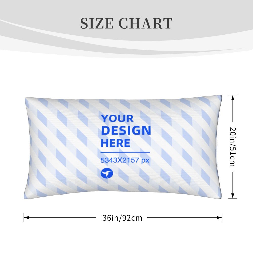 Create Your Own 20x36in Soft Skin-Friendly Envelope Seal Pillowcase