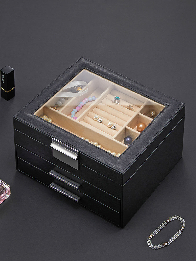 Drawer Type Jewelry Large Capacity Storage Box Ring