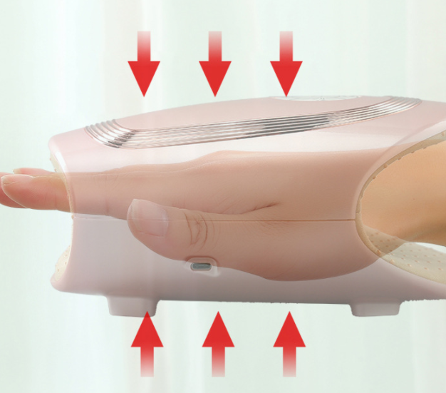 Intelligent Electric Red Light Hot Compress Hand Massager