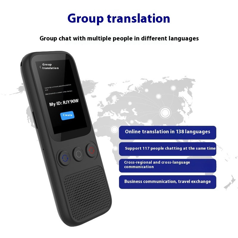 Translator Multi-language Travel Abroad Conference Accurate Offline Simultaneous Interpretation