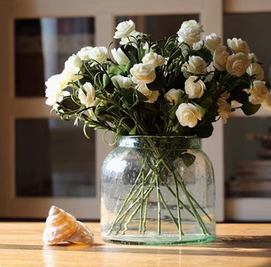 Small White Camellia Handmade Freehand Artificial Plant