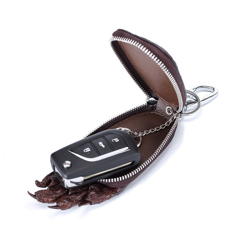 Genuine Leather Multifunctional Claw Key Bag