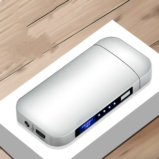 Hidden Button Electronic Induction USB Charging Lighter