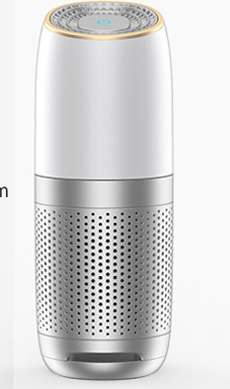 Portable Air Purifier With Smoke Odors Ionizer