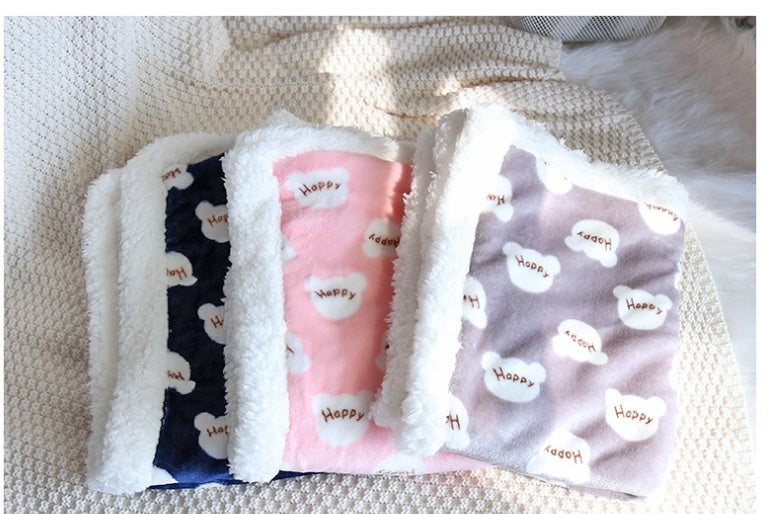 Winter Warm And Thick Flannel Pet