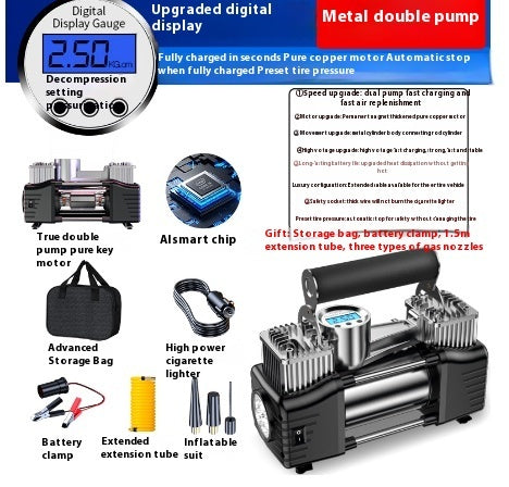 High-power Multifunctional Portable For Car Inflatable Car