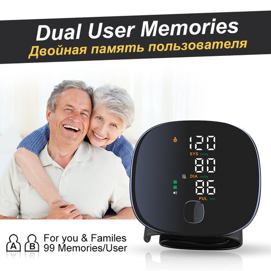 Rechargeable Voice Broadcast Sphygmomanometer Touch Screen