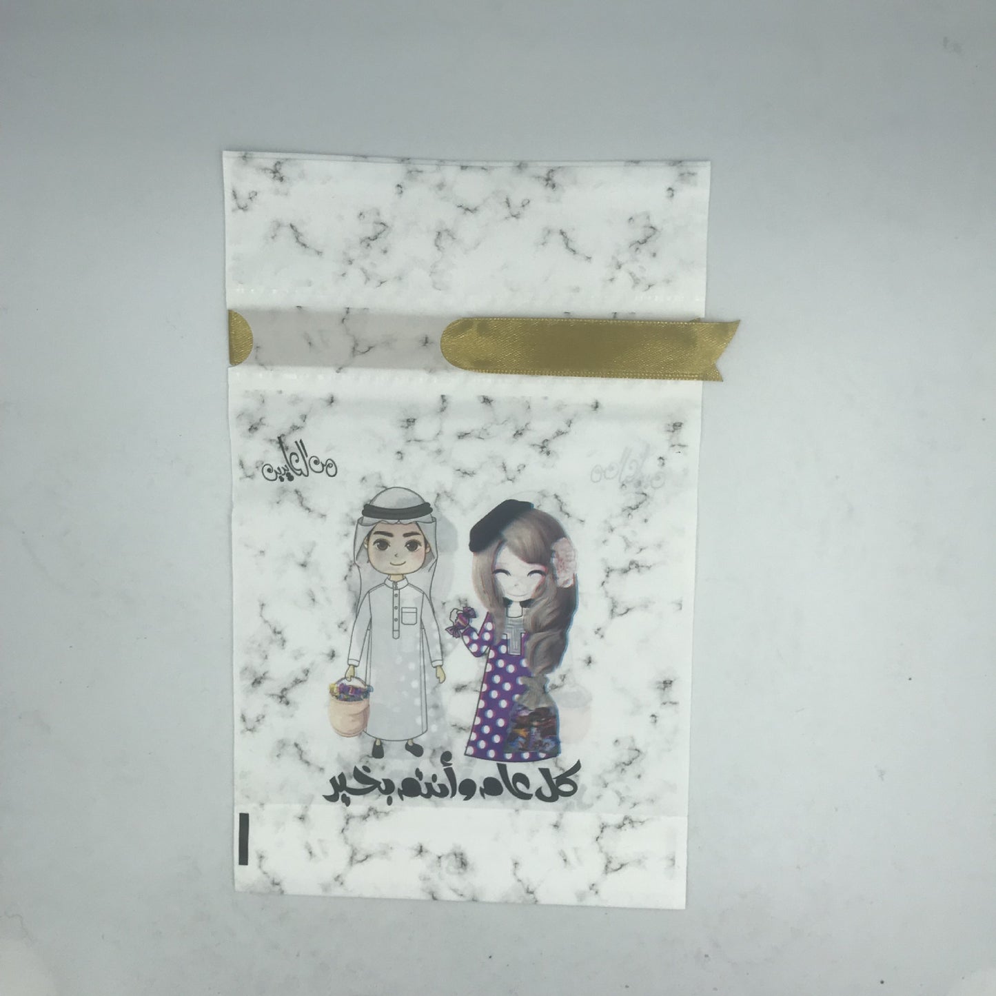 Drawstring Bag Food Bag Gift Bag Ribbon Packaging Bag 50 Pcs A Pack