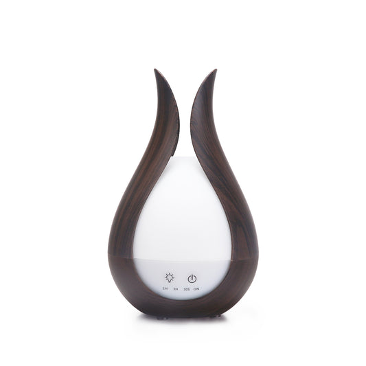 Small Wood Grain Hollow Essential Oil Aroma Diffuser