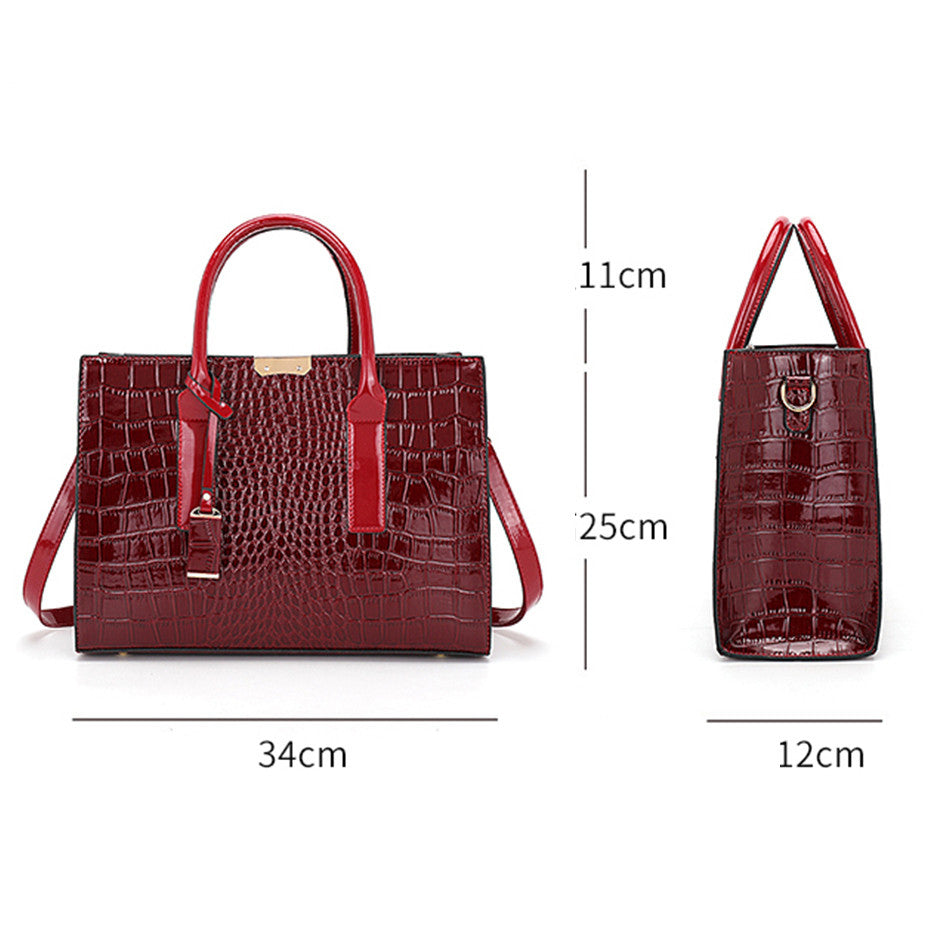 New Women's Wallet Large Capacity Handbag 2 Piece Set