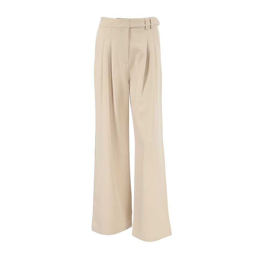 Retro Fashion Commuter Pocket Suit Pants For Women