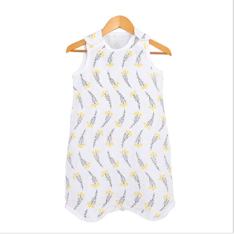 Baby Cotton Double Gauze Printed Vest