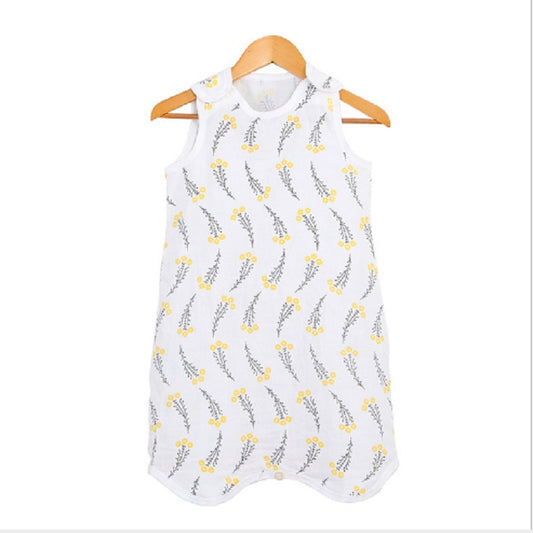 Baby Cotton Double Gauze Printed Vest