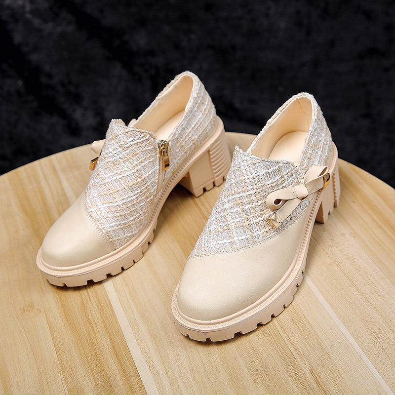 New Thick Heel Women Shoes Spring High Heels - FLIPSTYLEZLLC