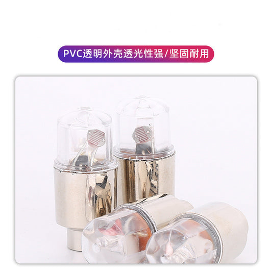 Mountain Bike Electric Motorcycle Inflating Valve Light Wheel Tire Core Hot Wheels Colorful Light