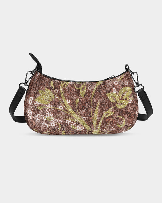 BEAUTIFUL PURPLE GITTER DESIGN CREATED BY FLIPSTYLEZ Petite Canvas Pouch